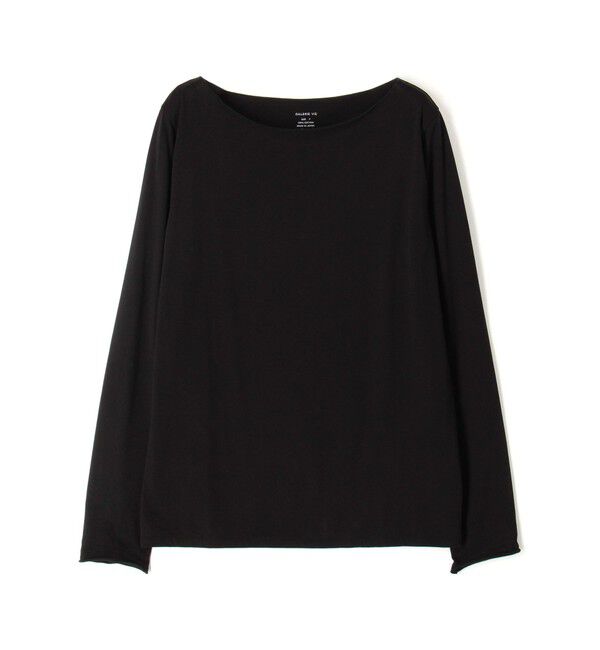 GALERIE VIE「スムージーコットン ボートネックプルオーバー」|Tシャツ・カットソー|19 ブラック