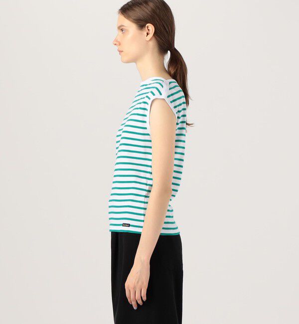 TOMORROWLAND GOODS「【別注】Le minor&times;GALERIE VIE ボートネックフレンチスリーブトップス」|Tシャツ・カットソー|