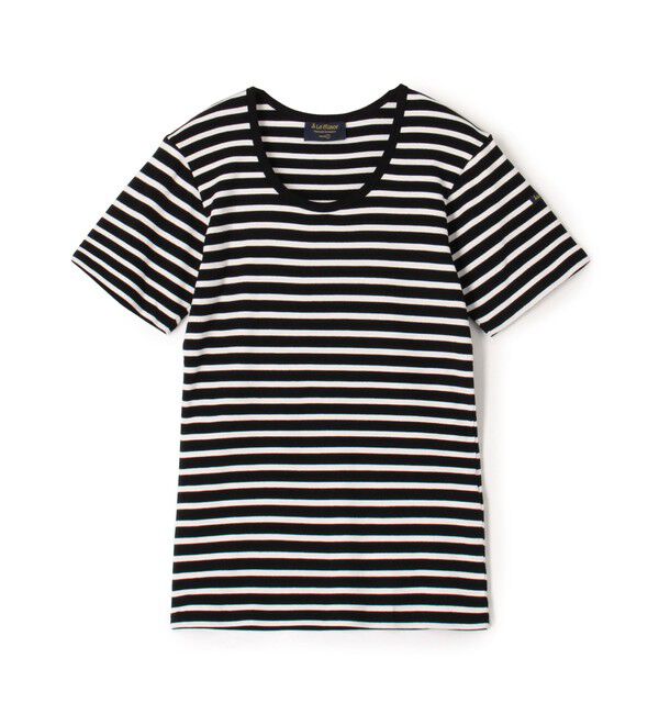 TOMORROWLAND GOODS「【別注】Le minor&times;GALERIE VIE Uネック Tシャツ」|Tシャツ・カットソー|18 ブラック系