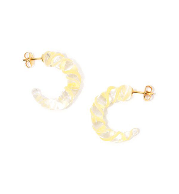 TOMORROWLAND GOODS「LEVENS JEWELS ツイストミニフープピアス」|ピアス|