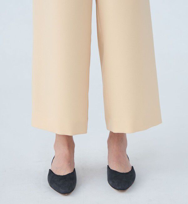 Ballsey「パウダリーストレッチツイル セミワイドパンツ」|その他|