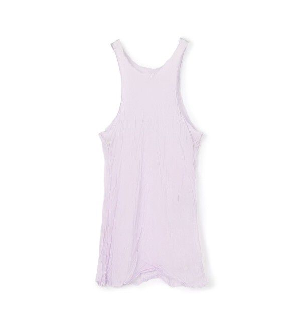 TOMORROWLAND BUYING WEAR「GABRIELA COLL GARMENTS NO.73 CRUSHED TOP」|タンクトップ|71 ライトパープル