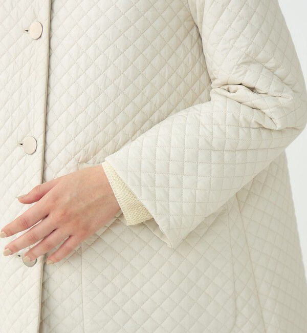 Ballsey「パデットリバーキルティング リバーシブルハーフコート」|ステンカラーコート|