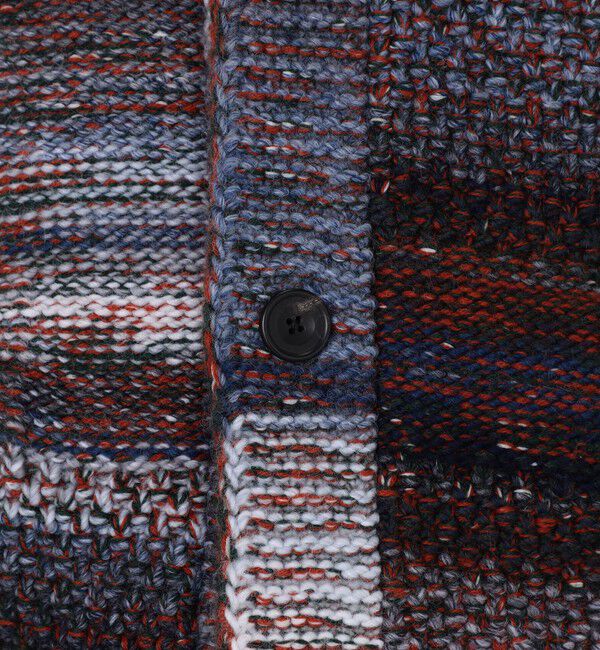 TOMORROWLAND MENS「TOMORROWLAND tricot パッチワーク チャンキーニットブルゾン」|ニット・セーター|
