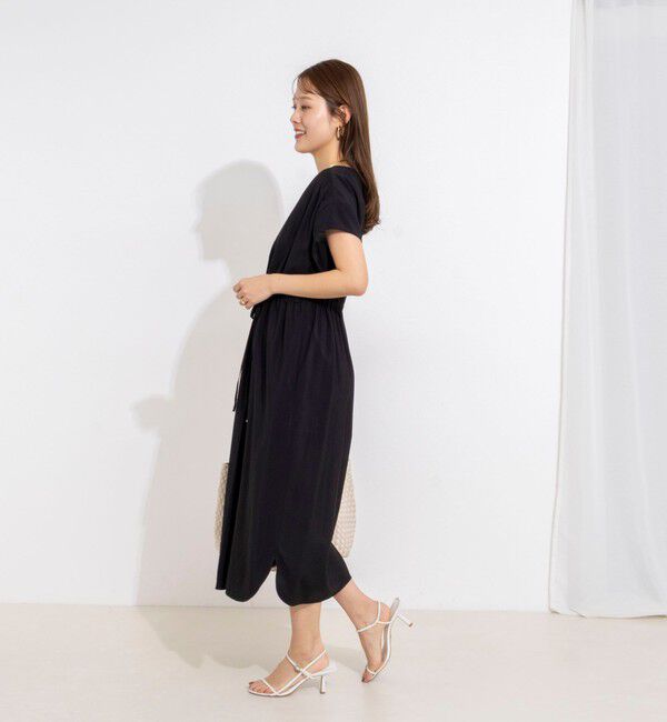 NOLLEY'S「ウォッシャブル前タックワンピース」|ワンピース|