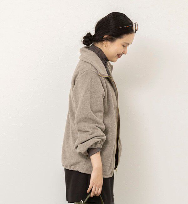 NOLLEY'S sophi「【サマになる】ウォッシャブルOTONAフリースZIPブルゾン」|ブルゾン・スタジャン|
