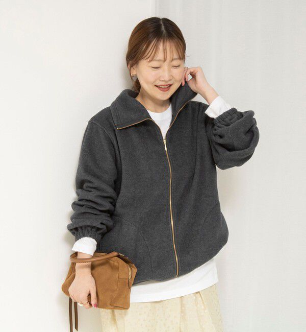 NOLLEY'S sophi「【サマになる】ウォッシャブルOTONAフリースZIPブルゾン」|ブルゾン・スタジャン|