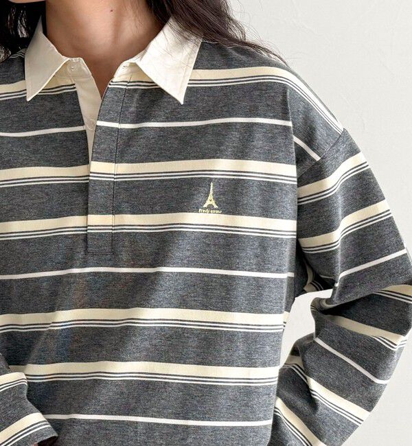 fredy emue「マルチボーダーラガーロンTシャツ」|Tシャツ・カットソー|