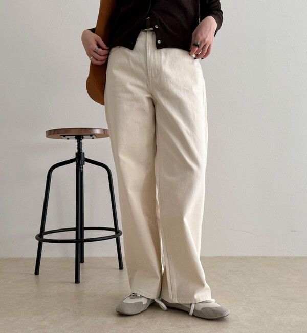 fredy emue「【待望の新色＆サイズ展開追加／@sora_522m企画】BASIC STRAIGHT DENIM」|デニム|