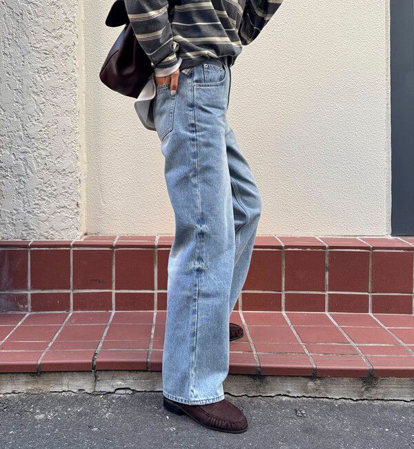 fredy emue「【待望の新色＆サイズ展開追加／@sora_522m企画】BASIC STRAIGHT DENIM」|デニム|