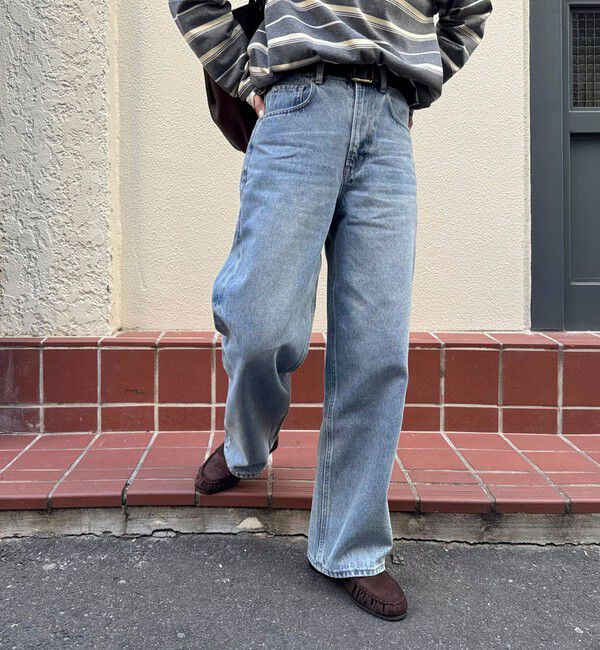 fredy emue「【待望の新色＆サイズ展開追加／@sora_522m企画】BASIC STRAIGHT DENIM」|デニム|