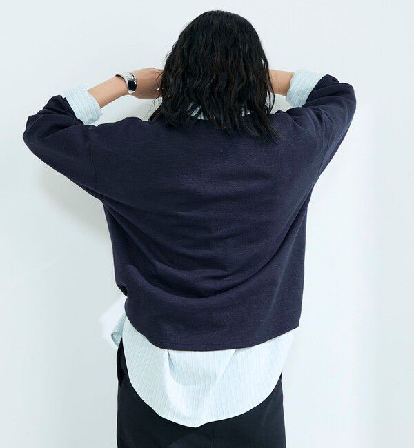 fredy emue「裾インゴムブークレープルオーバー」|Tシャツ・カットソー|