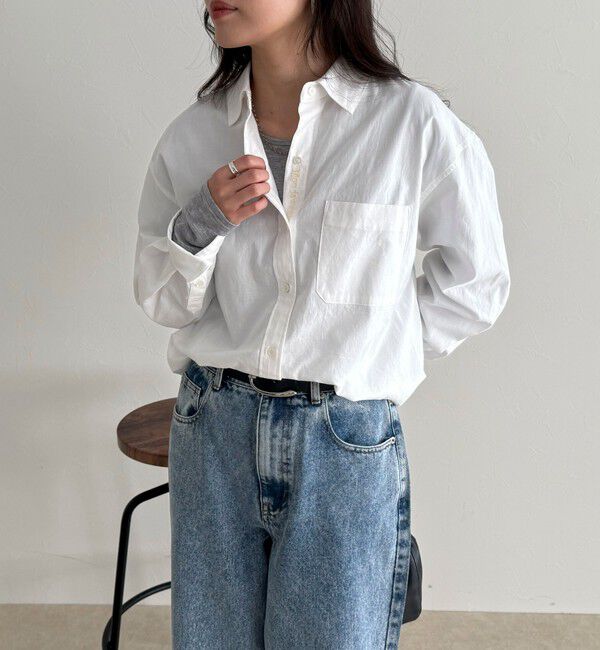 fredy emue「COTTON BASIC シャツ」|シャツ・ブラウス|オフホワイト