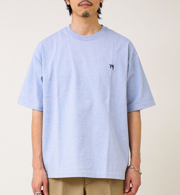 GLOSTER「【BOY刺繍】裏グラデーション ワンポイント半袖Tシャツ」|Tシャツ・カットソー|