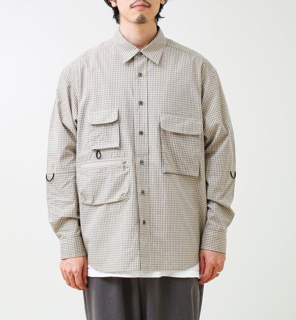 GLOSTER「【ギアディテール】チェック フィッシングシャツ」|シャツ・ブラウス|