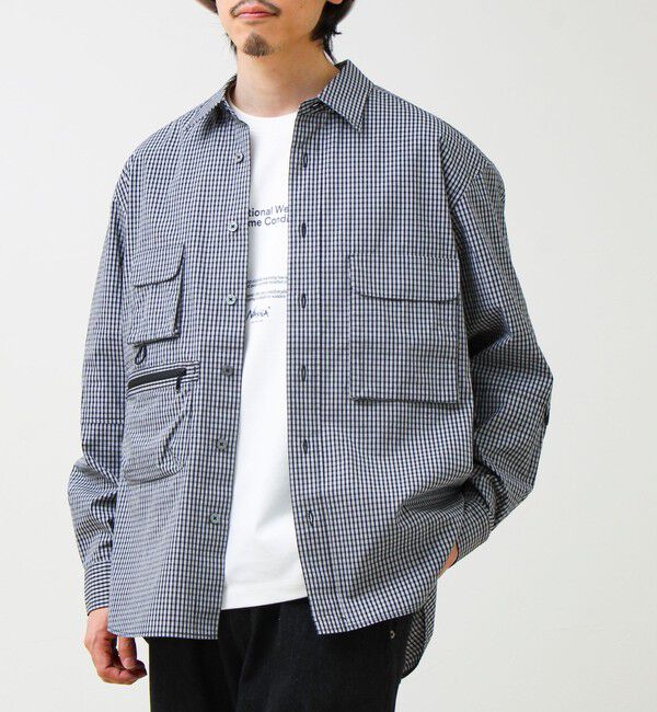 GLOSTER「【ギアディテール】チェック フィッシングシャツ」|シャツ・ブラウス|