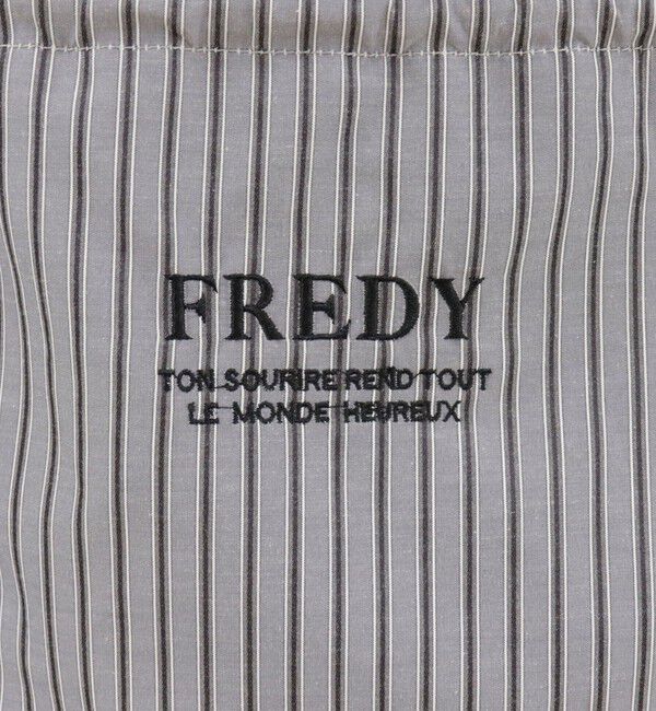 fredy emue「アウトポケットストライプロゴトートバッグ」|トートバッグ|