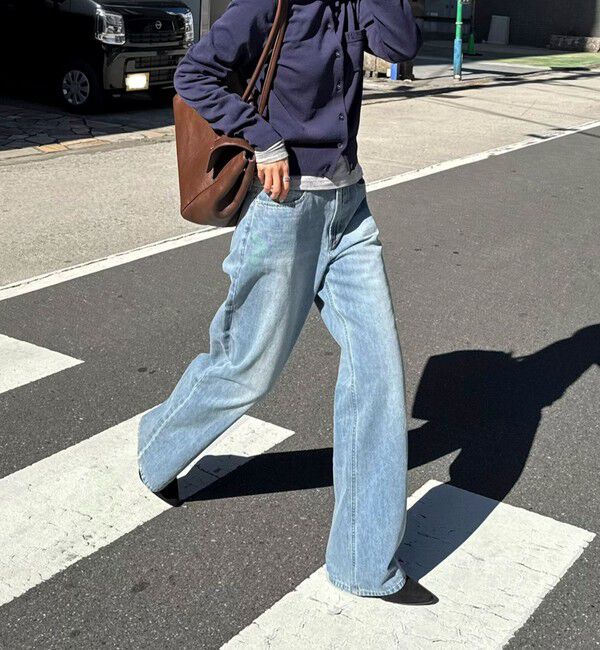 fredy emue「【@sora_522m企画】BASIC STRAIGHT LIGHT DENIM」|デニム|ブルー
