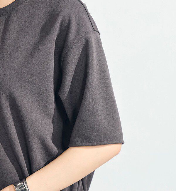 fredy emue「カットジョーゼット5分袖プルオーバー」|Tシャツ・カットソー|