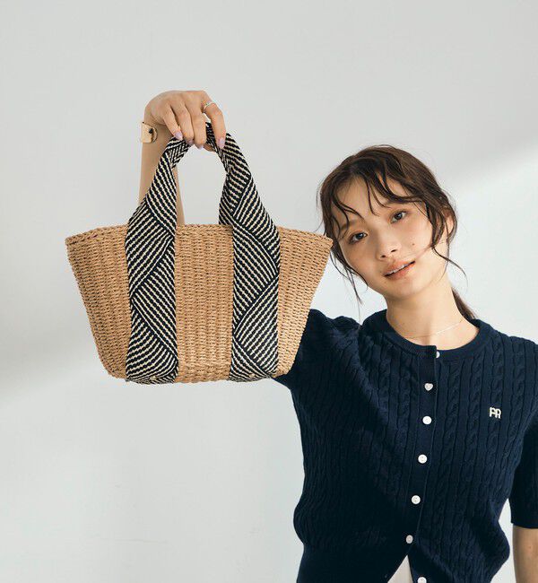 fredy emue「ラメテープハンドルカゴバッグ」|かごバッグ|