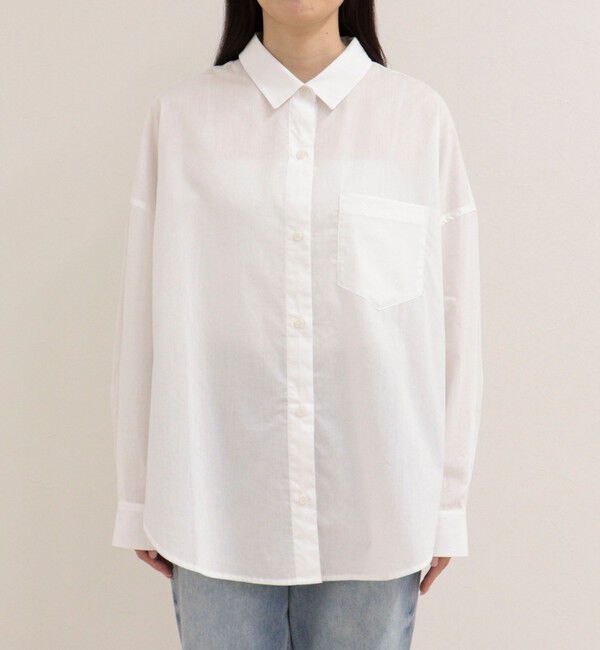 fredy emue「汗染み軽減加工COTTONオーバーシャツ」|シャツ・ブラウス|