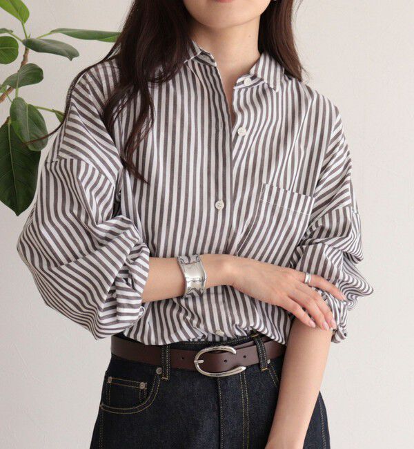 fredy emue「汗染み軽減加工COTTONオーバーシャツ」|シャツ・ブラウス|