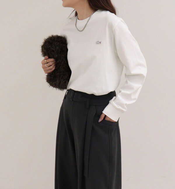 fredy emue「【LACOSTE/ラコステ】ロングスリーブＴシャツ」|Tシャツ・カットソー|