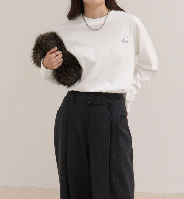 fredy emue「【LACOSTE/ラコステ】ロングスリーブＴシャツ」|Tシャツ・カットソー|