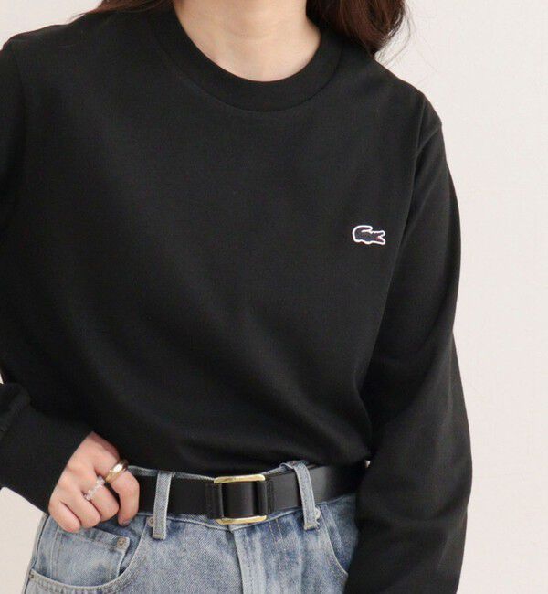 fredy emue「【LACOSTE/ラコステ】ロングスリーブＴシャツ」|Tシャツ・カットソー|ブラック