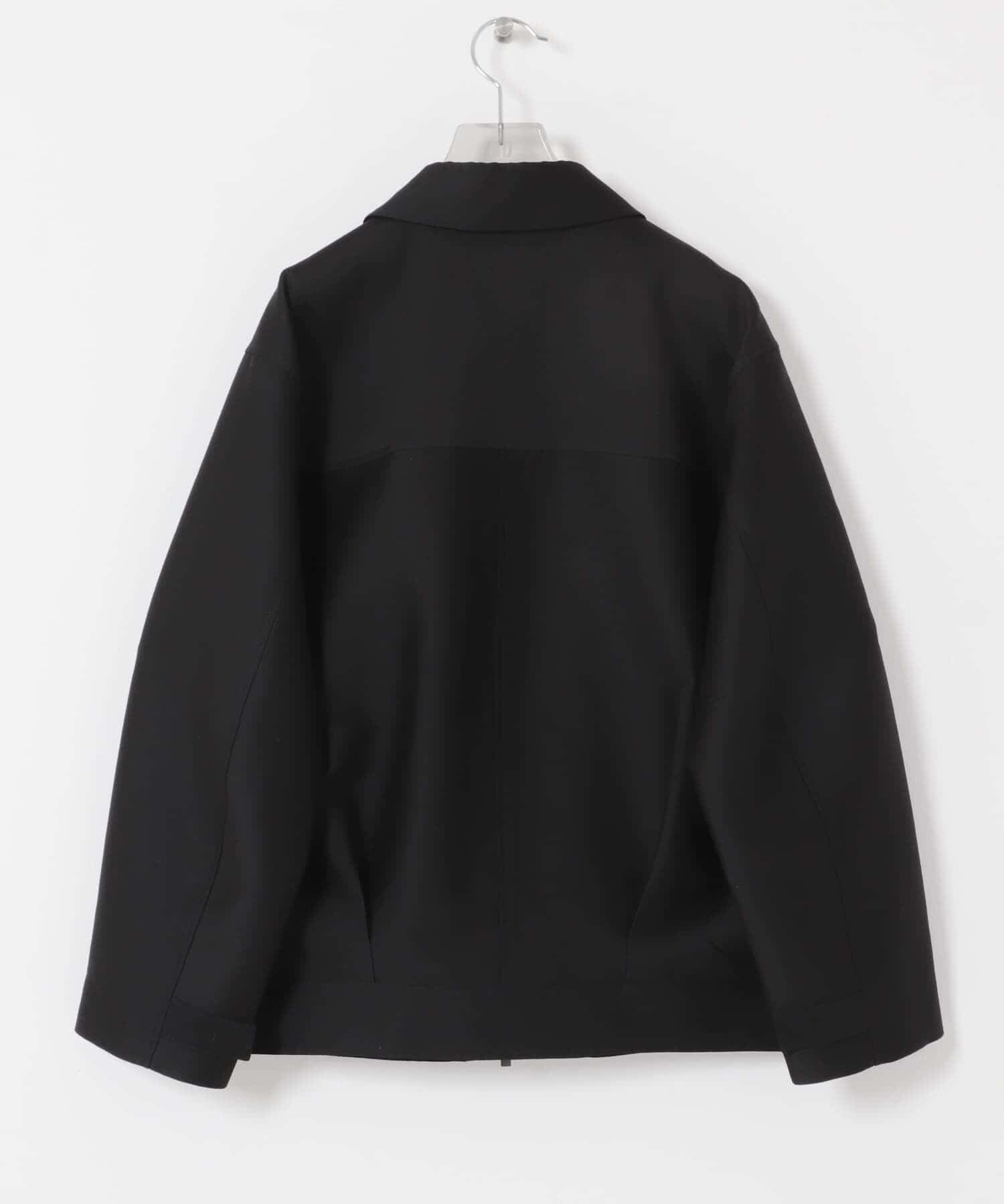 URBAN RESEARCH「new basic　WOOL SILK BOX JACKET」|ノーカラーコート|