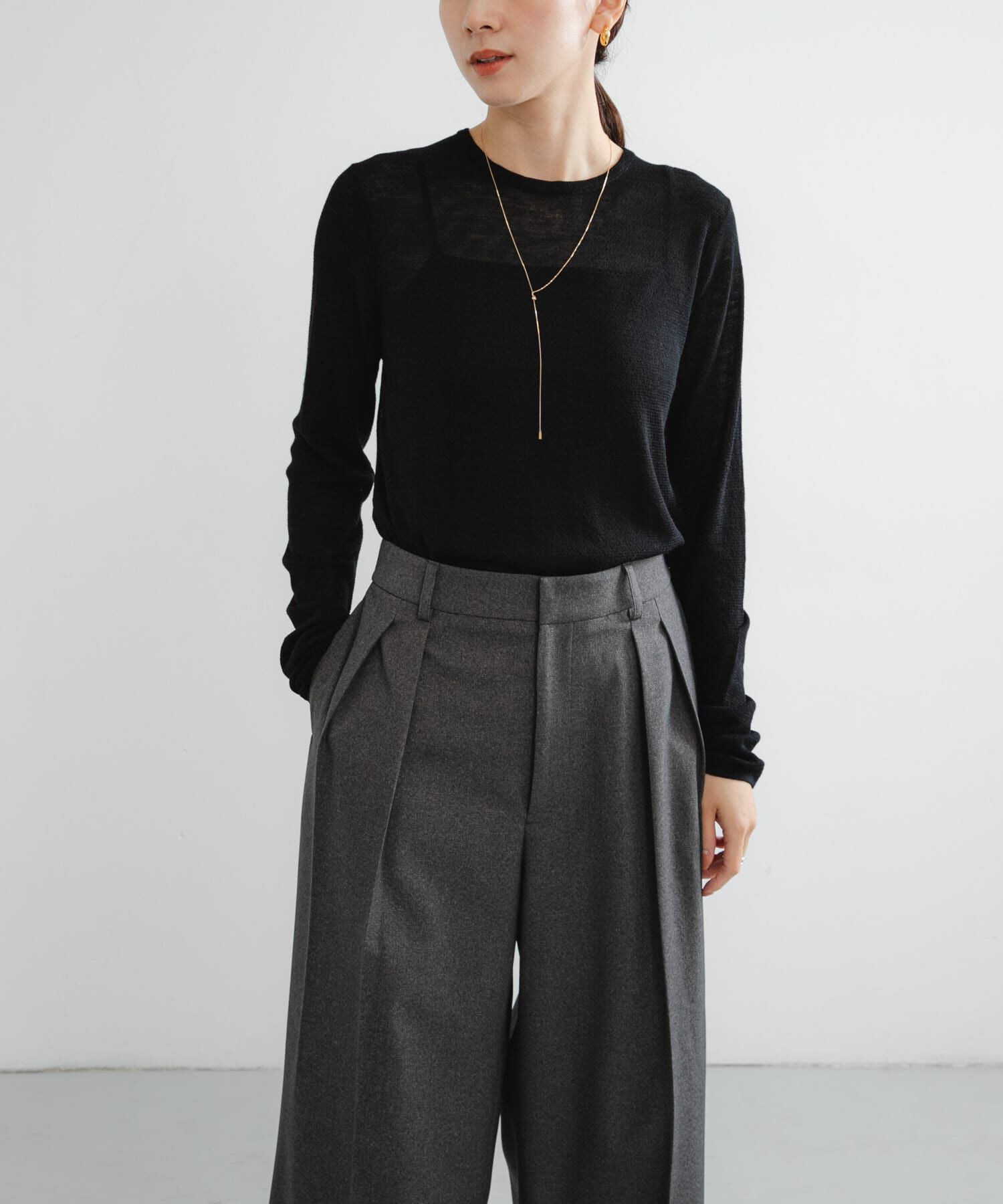 URBAN RESEARCH「new basic　LOA THERMAL CREWKNIT」|ニット・セーター|