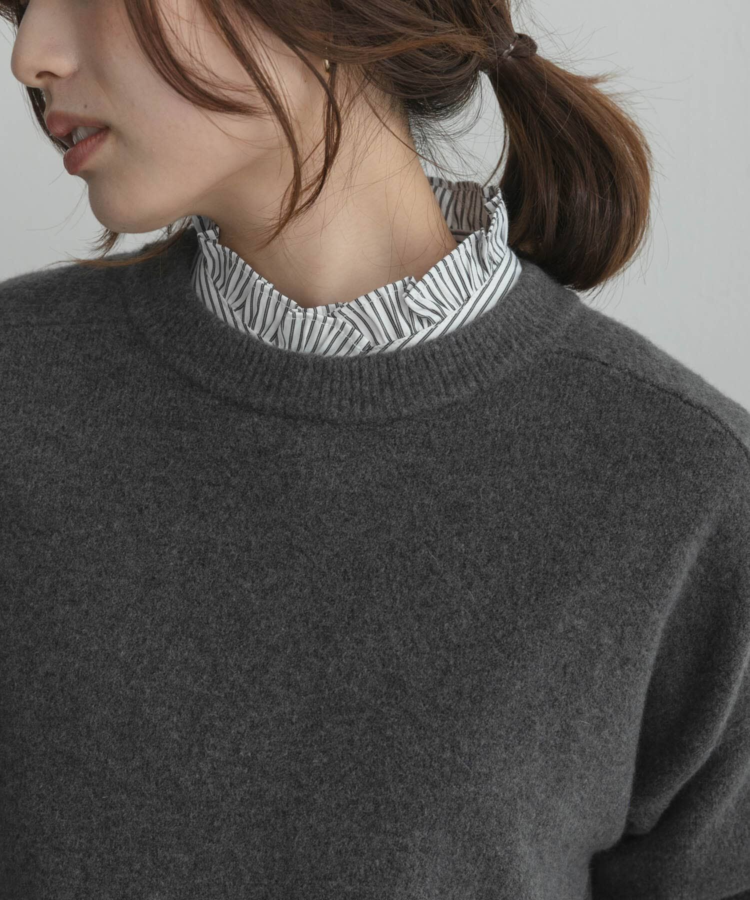 Sonny Label 「『WEB限定』スタンドカラーフリルペプラムブラウス」|シャツ・ブラウス|