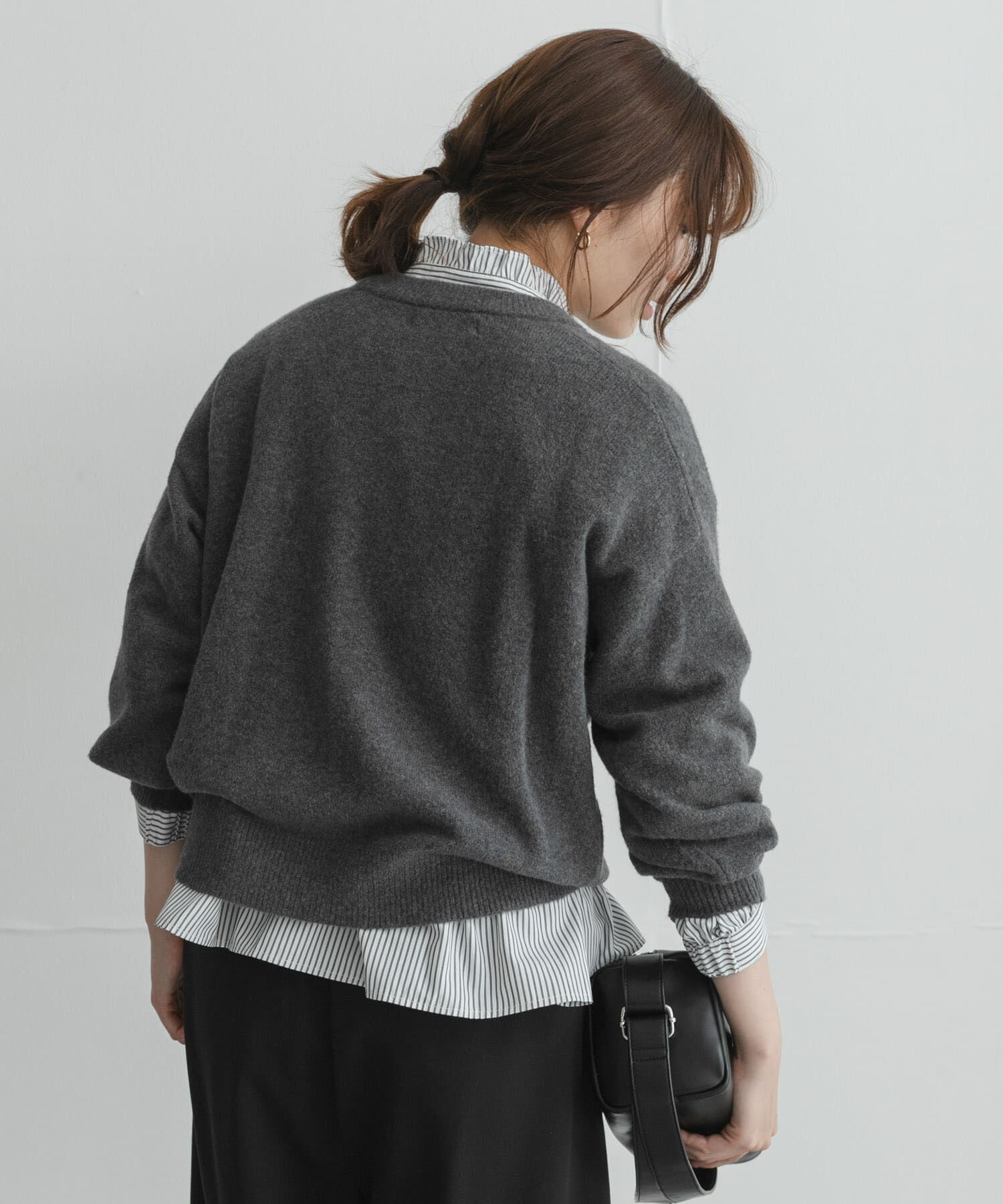 Sonny Label 「『WEB限定』スタンドカラーフリルペプラムブラウス」|シャツ・ブラウス|