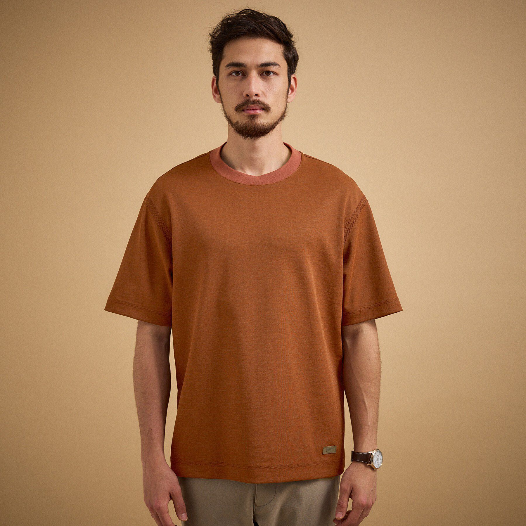 TAKEO KIKUCHI「リネン ライク ポンチ プルオーバー」|Tシャツ・カットソー|