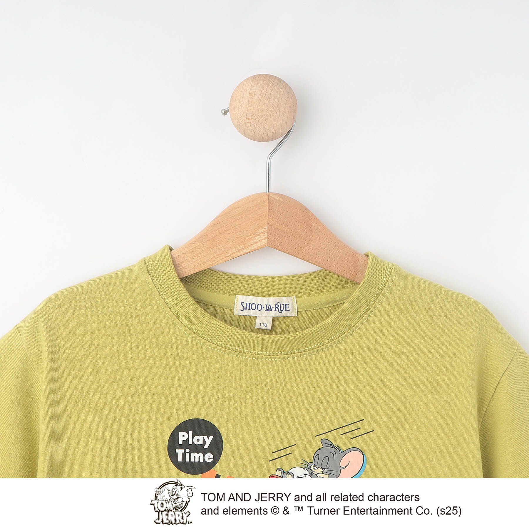 SHOO･LA･RUE「【TOM and JERRY】 ひんやり裾レイヤードTシャツ」|Tシャツ・カットソー|