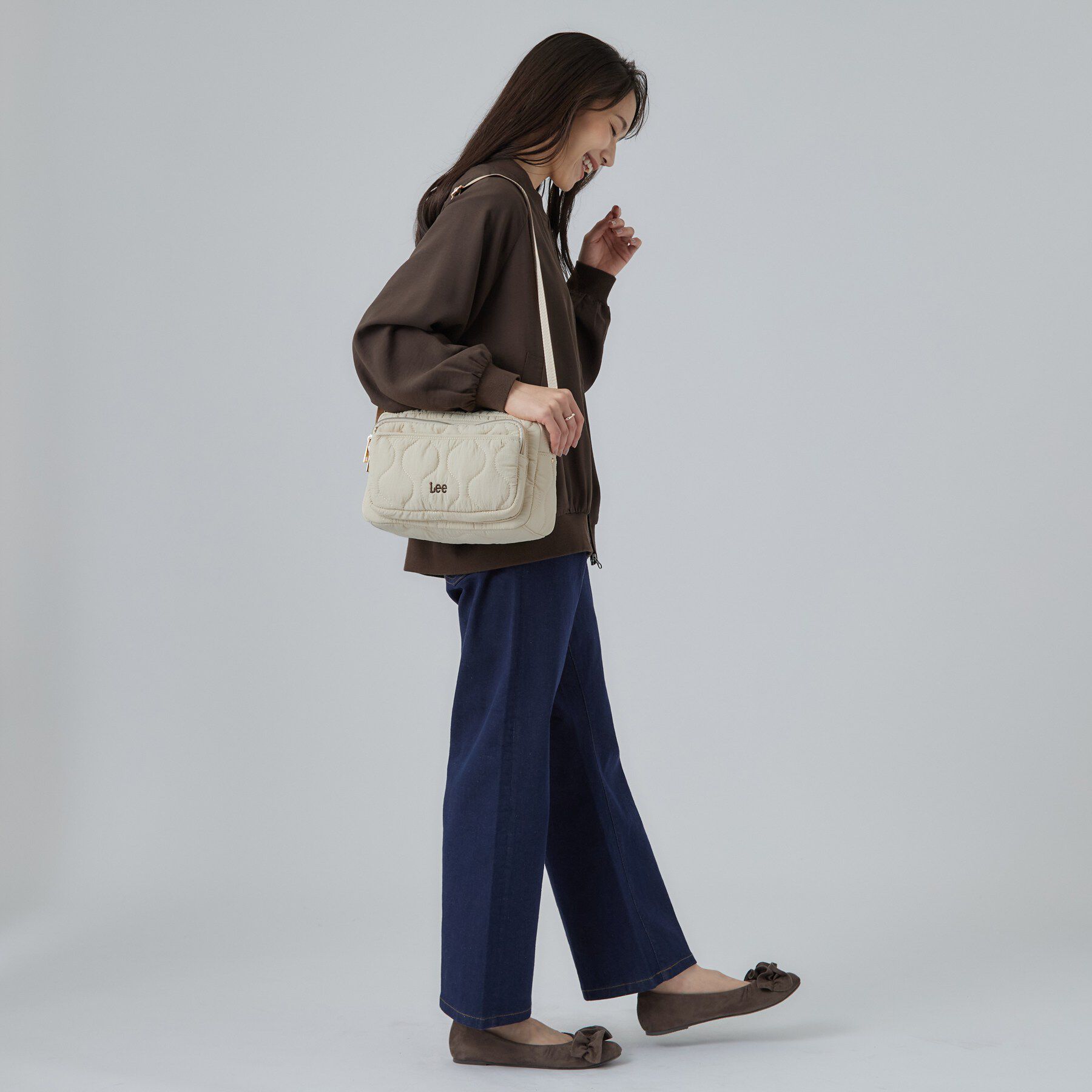 SHOO･LA･RUE「【Lee別注／撥水】キルトショルダーバッグ」|ショルダー・メッセンジャー|