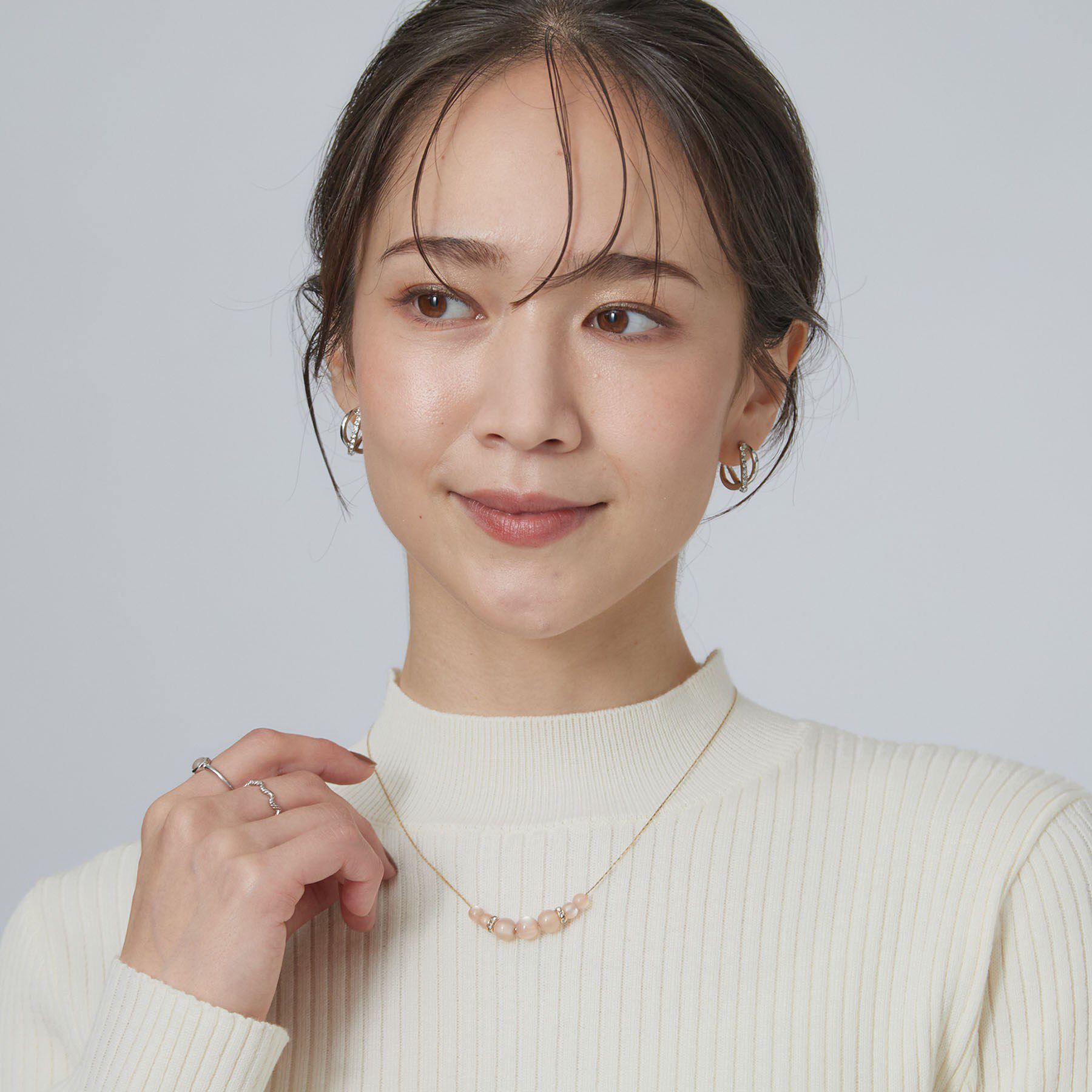 SHOO･LA･RUE「ネコメ風パーツネックレス」|ネックレス|