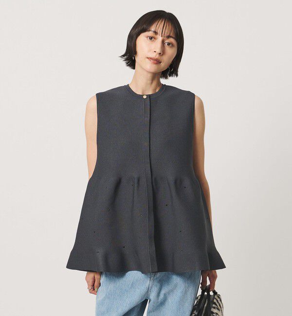 UNITED ARROWS「ビジュー ベスト ‐ウォッシャブル‐」|ベスト・ジレ|