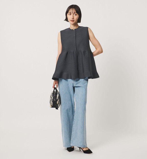 UNITED ARROWS「ビジュー ベスト ‐ウォッシャブル‐」|ベスト・ジレ|