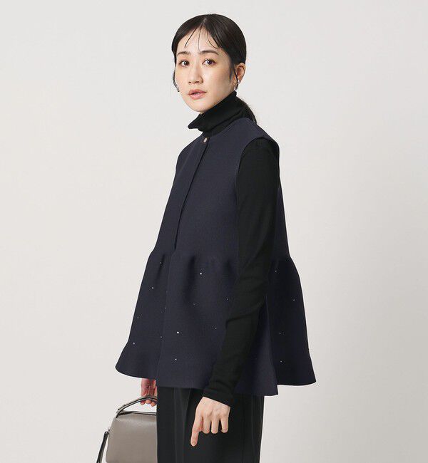 UNITED ARROWS「ビジュー ベスト ‐ウォッシャブル‐」|ベスト・ジレ|