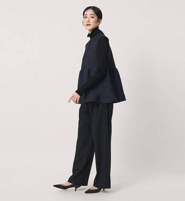 UNITED ARROWS「ビジュー ベスト ‐ウォッシャブル‐」|ベスト・ジレ|