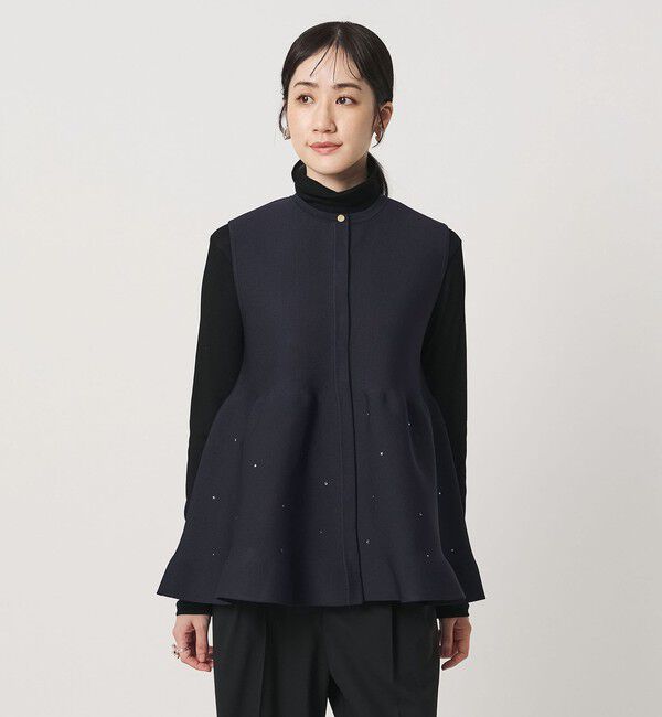 UNITED ARROWS「ビジュー ベスト ‐ウォッシャブル‐」|ベスト・ジレ|