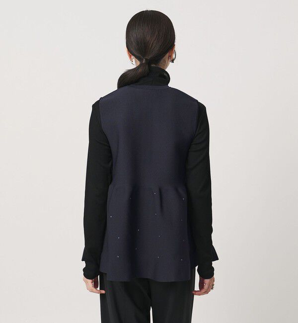 UNITED ARROWS「ビジュー ベスト ‐ウォッシャブル‐」|ベスト・ジレ|