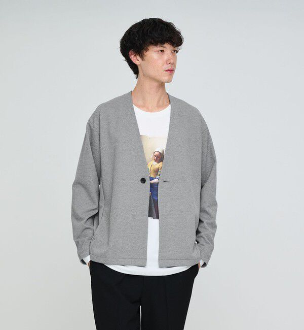 UNITED ARROWS green label relaxing「CARREMAN 1B カーディガン」|カーディガン|LT.GRAY