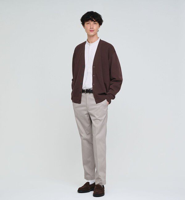 UNITED ARROWS green label relaxing「コットン カシミヤ ミラノリブ Vネック カーディガン -ハンドウォッシャブル-」|カーディガン|