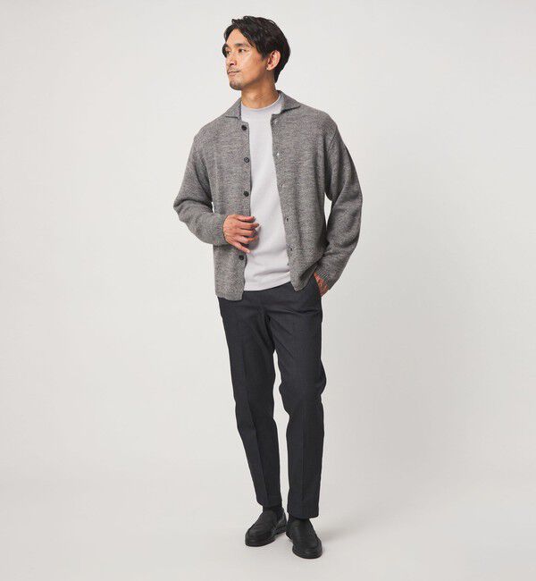 UNITED ARROWS green label relaxing「【WEB限定】JUST fit NBL ポロエリ カーディガン」|カーディガン|