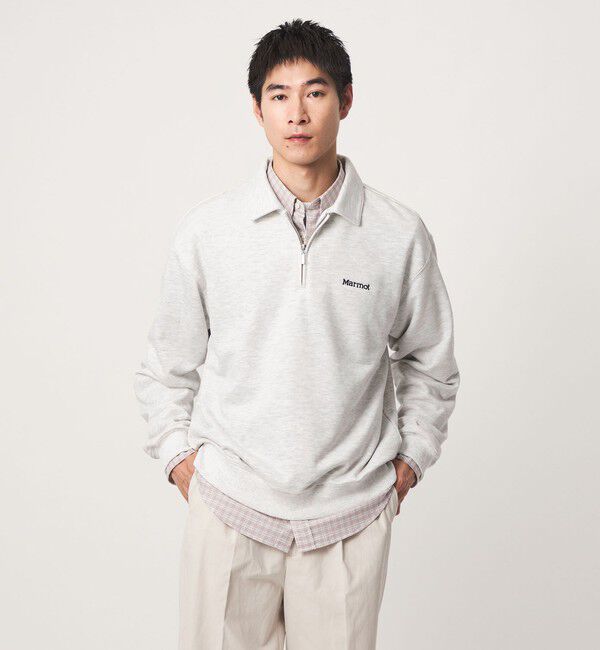 UNITED ARROWS green label relaxing「【別注】＜Marmot＞ハーフジップ 長袖 スウェット」|スウェット・ジャージ|