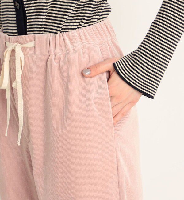 MACPHEE「ストレッチコーデュロイ イージーストレートパンツ」|その他|