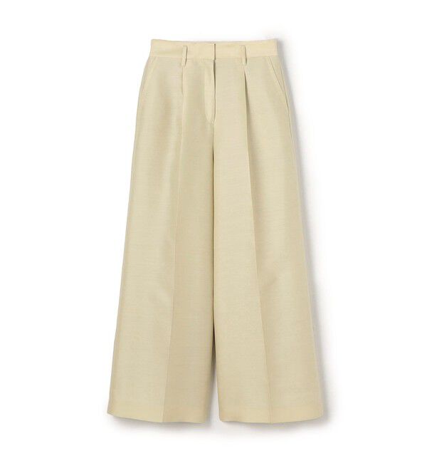 Ballsey「Diana 1タックワイドパンツ」|スラックス|43 ベージュ