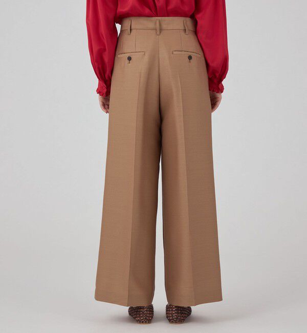 Ballsey「Diana 1タックワイドパンツ」|スラックス|